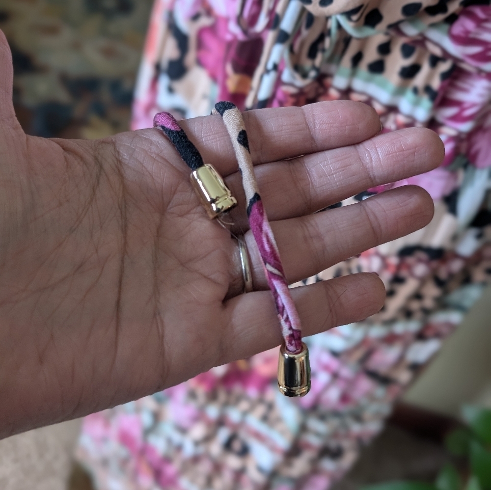 Lascana for Venus Strapless Maxi Dress Large Floral Animal Print Pockets EUC - Picture 7 of 16